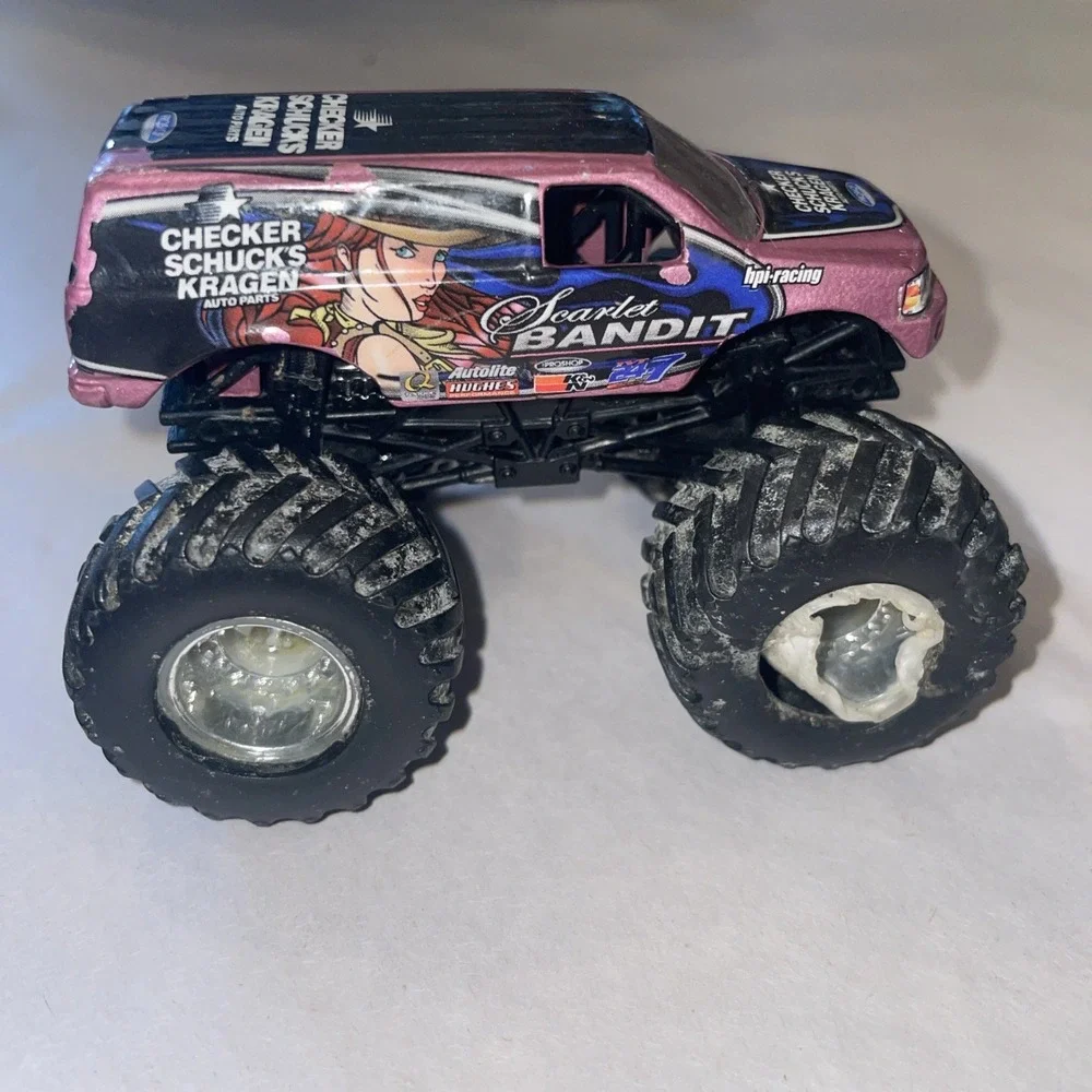 Four Monster Truck Metal Body Diecast 1:64